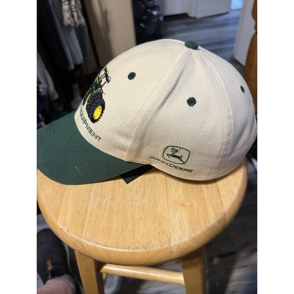 John Deere Long's Peak Equipment Colorado Tractor  Adjustable Baseball Cap Hat - Picture 2 of 6
